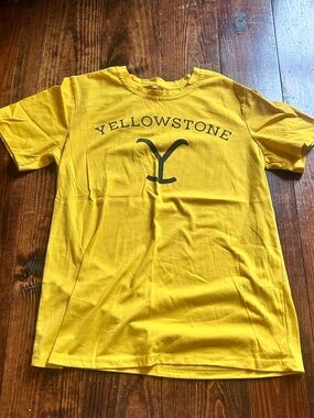 Yellowstone Logo Yellow Graphic Tee